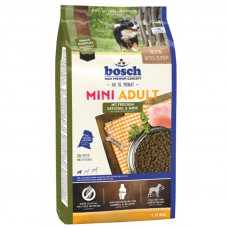 Bosch of Mini Adult Poultry and Millet - A dry feed with a bird and a millet for adult dogs of small breeds