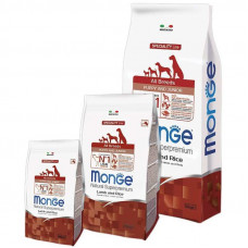 Monge Natural Superpremium All Breeds Puppy & Junior - A dry feed with a lamb for puppies of all breeds