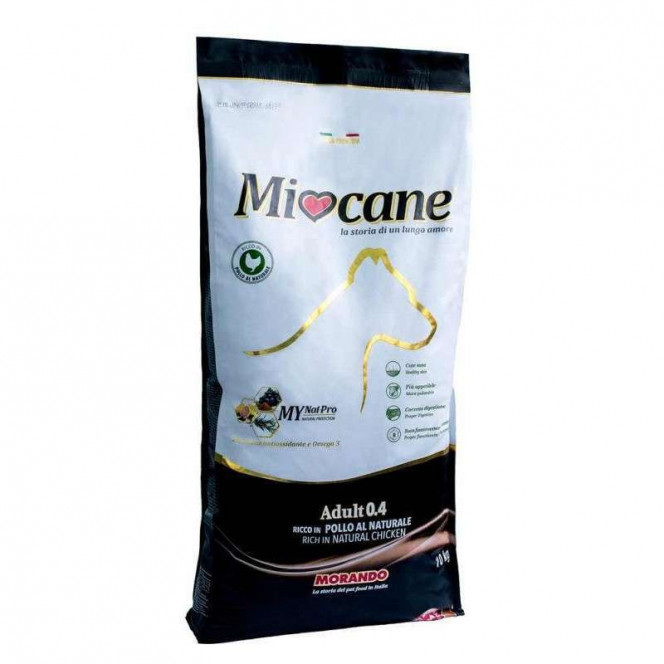 Morando Miocane Adult 0.4 - A dry feed with chicken for adult dogs of average breeds