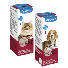 ProVET Prazistop anthelminthic medicine for cats and dogs