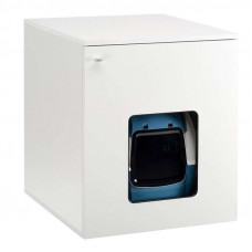 Ferplast of Cat Cabinet - A bedside table wooden for a cats toilet and accessories on a magnetic latch