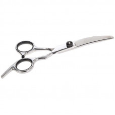 Ferplast of GRO 5785 Premium - Scissors with curved edges for a hairstyle of cats and dogs