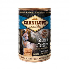 Carnilove (Karnilav) Salmon & Turkey for Adult Dogs - Canned food for dogs with a salmon and a turkey for adult dogs