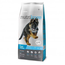 Nutrilove Junior Large Breeds - Puppy food of large breeds with chicken and rice