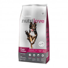 Nutrilove Adult Medium Breeds - Adult dog food of average breeds with chicken and rice