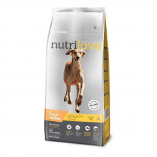 Nutrilove Active All Breeds - Adult dog food with hyperactivity, with chicken and rice