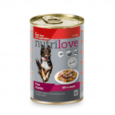 Nutrilove Beef, liver and vegetabley in jelly - Canned food for dogs with beef, a liver and vegetables in jelly