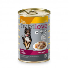 Nutrilove Chicken and pasta in jelly - Canned food for dogs with chicken and pasta