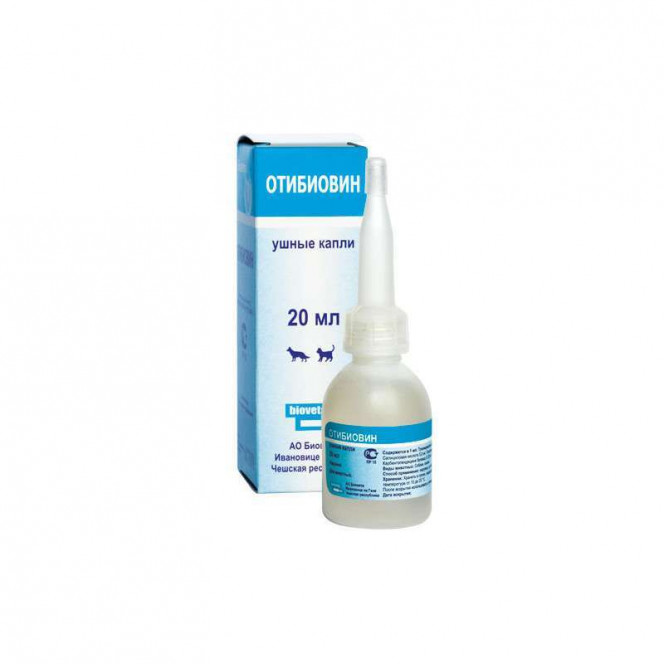 Bioveta Otibiovin - Ear drops Otibiovin for dogs and cats