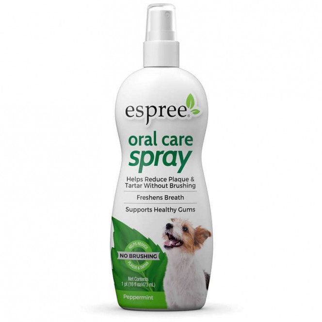 Espree Natural Oral Care Spray Peppermint - Sprey for tooth care for dogs with mint