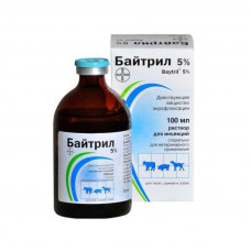 Baytril (Байтрил) by Bayer - 5% раствор для инъекций