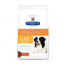 Hills Prescription Diet with / d Multicare Urinary Care - A forage diet with chicken for dogs, maintaining health of an urinogenital system