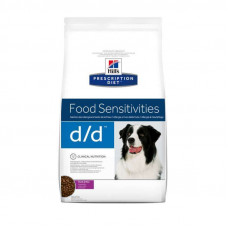 Hills Prescription Diet d/d Food Sensitivities - A forage diet with a duck and rice for dogs with sensitive digestion