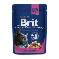 Brit Premium (Брит Премиум) Cat Pouches with Salmon&Trout - Пауч с лососем и форелью для кошек