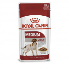 Royal Canin Medium Adult - Damp adult dog food of average breeds (pieces in sauce)