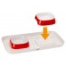 Ferplast of GLAM TRAY - A plastic tray with bowls for cats and dogs