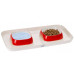 Ferplast of GLAM TRAY - A plastic tray with bowls for cats and dogs