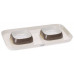 Ferplast of GLAM TRAY - A plastic tray with bowls for cats and dogs