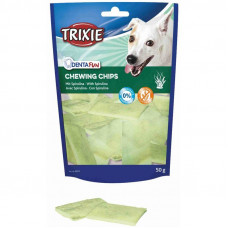 Trixie KauChips Light Denta Fun - Treats for dogs from spiruliny