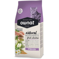 Ownat Classic Cat Adult Sterilized - A dry feed with chicken for the sterilized and castrated cats