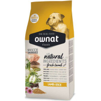 Ownat Classic Dog Adult Lamb & Rice - Dog food, with a lamb and rice