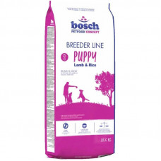 Bosch of Breeder Lamb & Rice Puppy is the Dry feed with a lamb for puppies