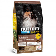 Nutram (Нутрам) T23 Total Grain-Free Turkey, Chicken & Duck Dog - Сухой беззерновой корм с индейкой и курицей для собак различных пород на всех стадиях жизни