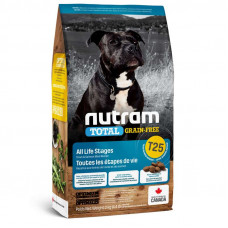 Nutram (Нутрам) T25 Total Grain-Free Salmon & Trout Dog - Сухой беззерновой корм с лососем и форелью для собак различных пород на всех стадиях жизни