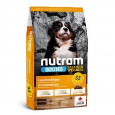 Nutram (Нутрам) S3 Sound Balanced Wellness Puppy Large Breed - Сухой корм с курицей для щенков крупных пород