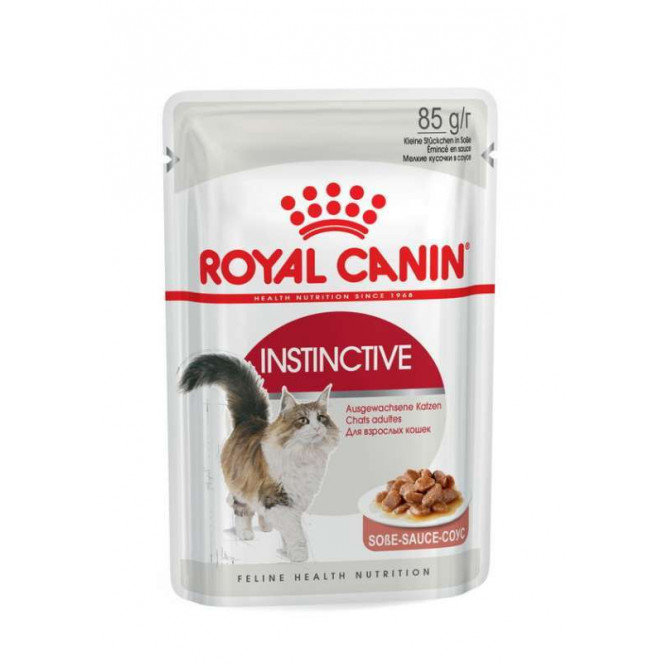 Royal Canin (Роял Канин) Instinctive - Консервированный корм для взрослых кошек (кусочки в соусе)