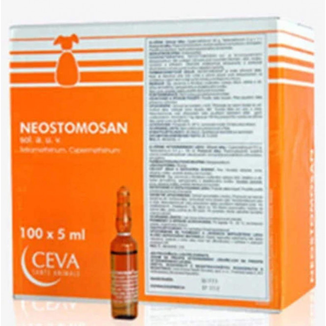 Neostomosan by Ceva - Means for fight against parasites for animals (1 ampoule)