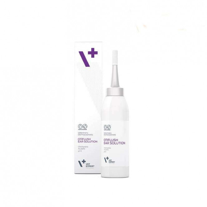 VetExpert OtiFlush - Ear-drops of dogs and cats