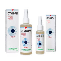 Vetoquinol Otifree - Otifris means for cleaning of ears at dogs and cats