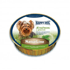 Happy Dog (Heppi of Dog) Schale NaturLine LammReis - A tinned forage in the form of paste for dogs with a lamb and rice