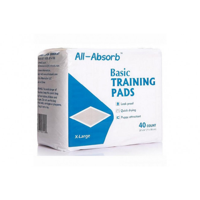 All-Absorb (Ол-Абсорб) Basic Training Pads X-Large - Пеленки тренировочные для собак крупных пород (71x86 см)