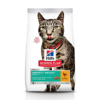 Hills Science Plan Perfect Weight Adult with Chicken - A dry feed with chicken for adult cats, maintenance of ideal weight