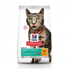 Hills Science Plan Perfect Weight Adult with Chicken - A dry feed with chicken for adult cats, maintenance of ideal weight