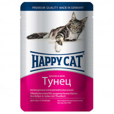 Happy Cat (Heppi Cat) the Tinned forage with a tuna for cats (pieces in jelly)