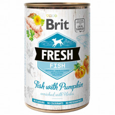 Brit (Is shaven) Fresh Fish & Pumpkin - Canned food with fish and pumpkin for dogs