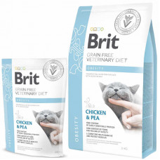 Brit GF Veterinary Diet (Veterinari Diyet Is shaven) Cat Obesity - Bezzernovaya a diet at the excess weight and obesity with chicken and peas for cats