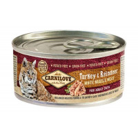 Carnilove (Karnilav) Turkey & Reindeer for Adult Cats - A damp forage with a turkey and venison for adult cats