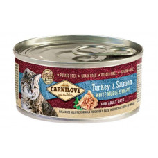 Carnilove (Karnilav) Turkey & Salmon for Adult Cats - A damp forage with a turkey and a salmon for adult cats