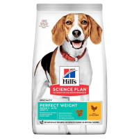 Hills Science Plan Adult Light Perfect Weight Medium - A dry feed with chicken for adult dogs of average breeds of 1 year