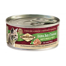 Carnilove (Karnilav) Chicken, Duck & Pheasant for Adult Cats - A damp forage with meat of chicken, a duck and pheasant for adult cats