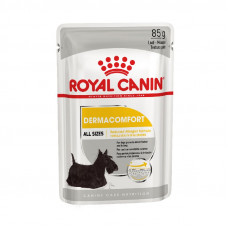 Royal Canin Dermacomfort Loaf - Tinned dog food of the different sizes with the sensitive skin inclined to irritations (paste)