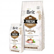 Brit (Брит) Fresh Turkey With Pea Light Fit Slim Adult - Сухой корм с индейкой и горошком для взрослых собак