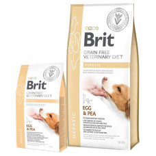 Brit GF Veterinary Diet (Veterinari Diyet Is shaven) Dog Hepatic - Bezzernovaya a diet at a liver disease with egg, peas, sweet potato and buckwheat for dogs