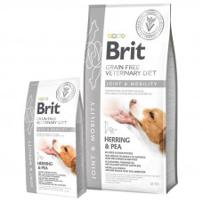 Brit GF Veterinary Diet (Veterinari Diyet Is shaven) Dog Mobility - Bezzernovaya a diet at violation of mobility of joints with herring, a salmon, peas and buckwheat for dogs