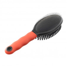 Ferplast of GRO 5950 BRUSH DOUBLE - A bilateral brush slicker brush for dogs and cats