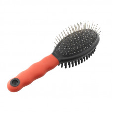 Ferplast (Ферпласт) GRO 5926 PIN BRUSH SMALL - Щетка двойная для собак и кошек